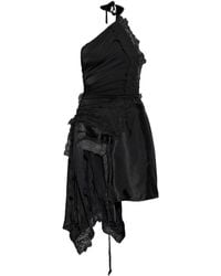 Vetements - Lace-Detailed Asymmetric Dress - Lyst