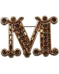 Max Mara - Bijoux Monogram Brooch - Lyst