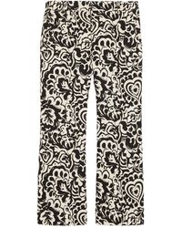 Weekend by Maxmara - Pantalon En Toile Imprimée - Lyst