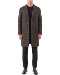 Barena - Filzada Checked Single-Breasted Coat - Lyst
