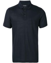 Giorgio Armani - Fine-Knit Polo Shirt - Lyst