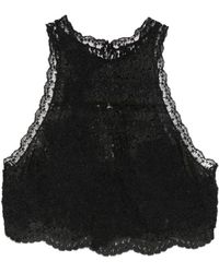 Ermanno Scervino - Embroidery Tank Top - Lyst