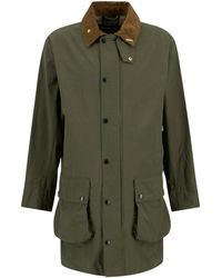 Barbour - Corduroy-Collar Pocket Coat - Lyst