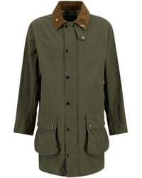 Barbour - Corduroy-Collar Pocket Coat - Lyst