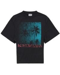 Balenciaga - Vintage Holiday Cropped T-Shirt - Lyst