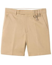 Miu Miu - Pressed-Crease Shorts - Lyst
