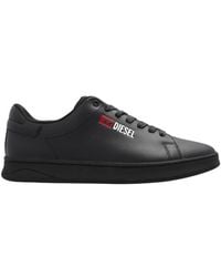 DIESEL - S-Athene Logo-Embossed Sneakers - Lyst