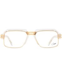 Cazal - Transparent-Design Logo-Engraved Glasses - Lyst