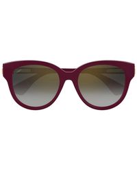 Cartier - Round Frame Sunglasses - Lyst