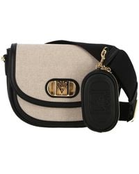 MCM - Mode Travia Logo Plaque Small Crossbody Bag - Lyst