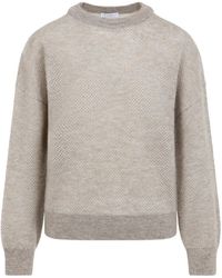 Brunello Cucinelli - Crewneck Straight-Hem Sweater - Lyst