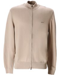 BOSS - Jersey Cardigan - Lyst