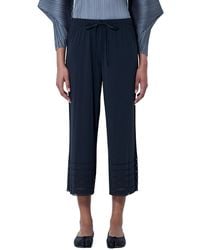Issey Miyake - Pleated Wide-Leg Trousers - Lyst
