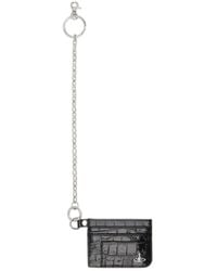 Vivienne Westwood - Croc-Effect Orb Card Holder - Lyst