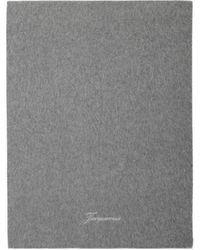 Jacquemus - The Tailleur Long Embroidered Scarf - Lyst