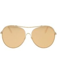 Victoria Beckham - Round Frame Sunglasses - Lyst