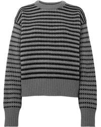 JW Anderson - Striped-Jacquard Wool Sweater - Lyst