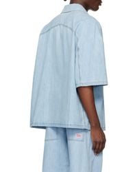 Bottega Veneta - Light Bleached Denim Shirt - Lyst