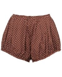 Posse - Edie Polka-Dot Shorts - Lyst