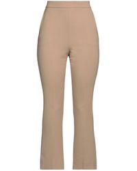 Max Mara - Solid Color Stretch Trousers - Lyst