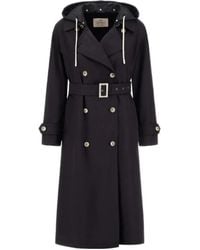 Herno - Removable-Hood Trench Coat - Lyst