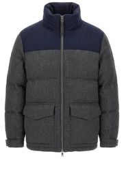 Gucci - Logo Patch Zip-Up Puffer Jacket - Lyst