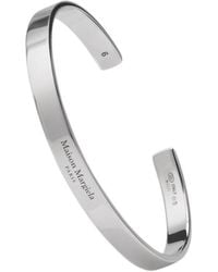 Maison Margiela - Logo Reference Cuff Bracelet - Lyst