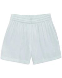 Anine Bing - Kam Elasticated-Waistband Shorts - Lyst