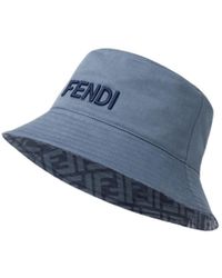 Fendi - Logo-Embroidered Bucket Hat - Lyst
