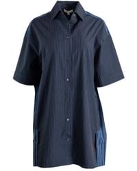JW Anderson - Jw Anderson Striped Shirt Dress - Lyst