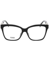 Fendi - Eyewear Square Frame Glasses - Lyst