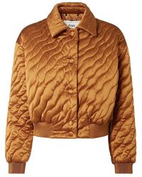 Fendi - Caramel Quilted Silk Jacket - Lyst