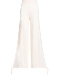 Max Mara - Loose Fit Wool Pants - Lyst