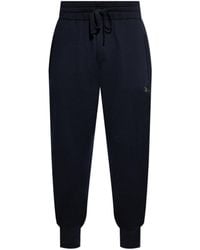 Dolce & Gabbana - Logo Plaque Drawstring Pants - Lyst