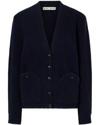 Blazé Milano - V-Neck Knit Cardigan - Lyst