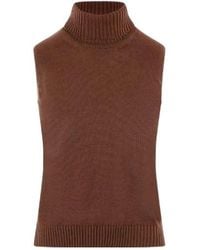 Niccolò Pasqualetti - High-Neck Sleeveless Tank Top - Lyst