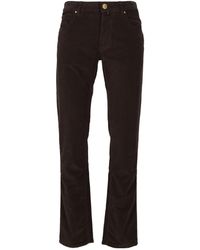 Jacob Cohen - Logo Patch Straight-Leg Pants - Lyst