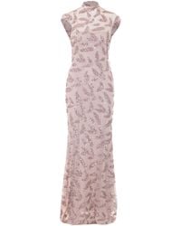 Aniye By - Rose Fatal Uma Sequined Long Dress - Lyst