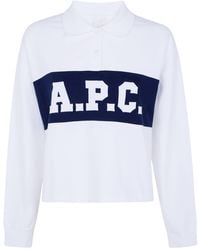 A.P.C. - A. P.C. Polo Shirt "Brianne" - Lyst
