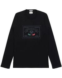 Armani Jeans - T-Shirt With Round Neck And Long Sleeves - Lyst