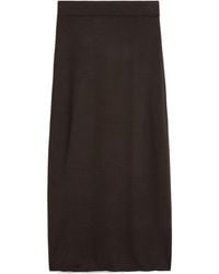 TOTEME - Long Knit Skirt Fondante - Lyst