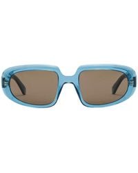 Loewe - Mini Anagram Steps Rectangular Sunglasses - Lyst