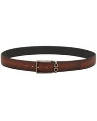 Ferragamo - Ferragamo Reversible Leather Belt - Lyst
