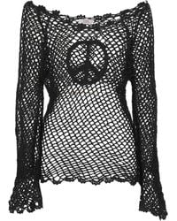 ERL - Fishnet Knit Top - Lyst