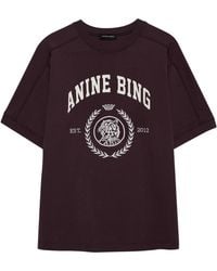 Anine Bing - Jaylin T-Shirt Collegiate - Lyst