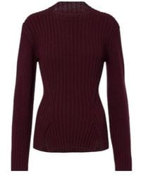 Victoria Beckham - Ribbed-Knit Wool And Cashmere Sweater - Lyst