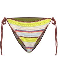 Ganni - Striped Bikinis - Lyst