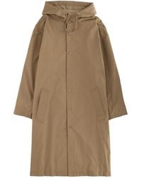 A.P.C. - Hooded Long Coat - Lyst