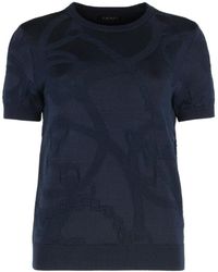 Ralph Lauren - Lauren Textured Short-Sleeve Knitted Top - Lyst
