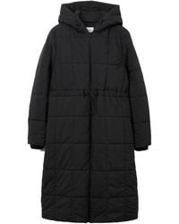 Burberry - Quilted Hooded Long-Sleeve Coat - Lyst